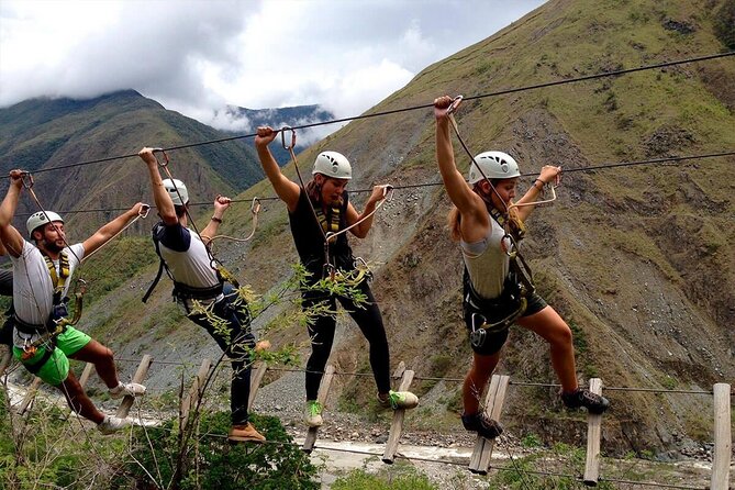 4-Day Inca Jungle Adventure, Mountain Biking, Rafting and Zipline - Day 2: Waka Yupana Hike, Zipline, and Cocal Mayo Thermal Reset