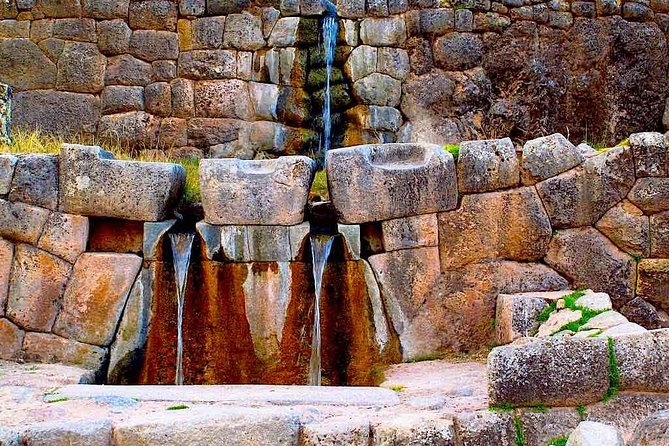 Cusco Half Day City Tour: Four Ruins - Stop 3: Puka Pukara, the Red Fort, and the Inca Water Story