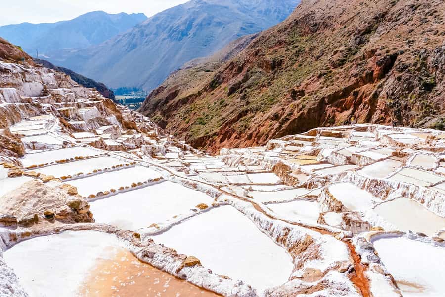 Cusco: Maras and Moray Tour ending in Ollantaytambo - Maras Salt Mines: thousands of pools still at work