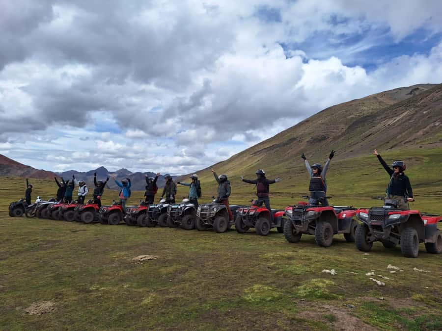 Cusco: Rainbow Mountain In Quad Bikes /walk 5 minutes/+meals - The quad-bike ride: 2 hours split into outbound and return
