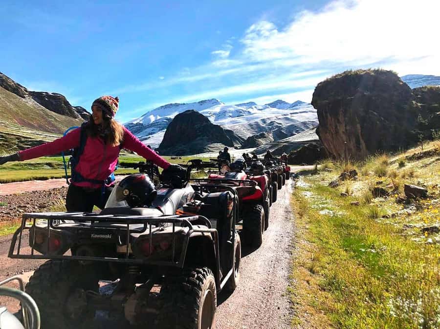 Cusco: Rainbow Mountain In Quad Bikes /walk 5 minutes/+meals - Cusipata lunch and the ride back to Cusco