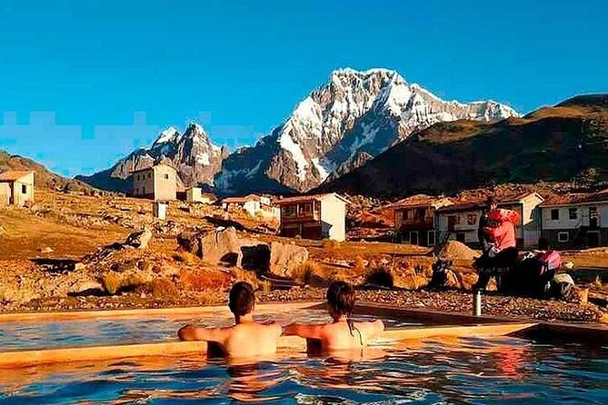 Excursion to Ausangate & 7 lakes with Coca Ceremony |Private| - Pacchanta hot springs and lunch: the payoff after the trek