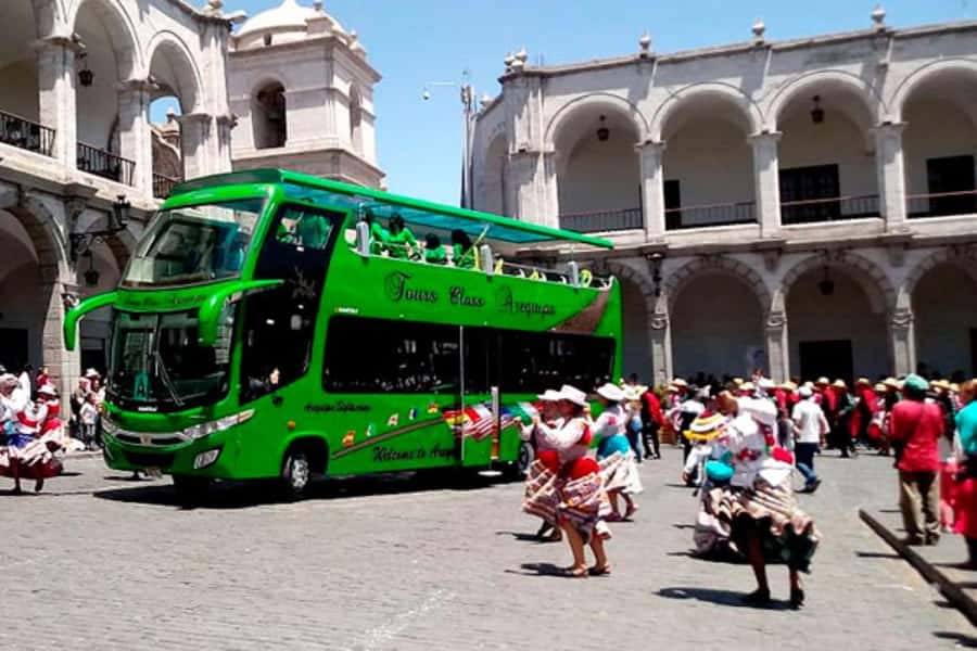 From Arequipa: Mirabus City Tour | Yanahuara Viewpoint | - Panoramic bus routing: the real value of this day