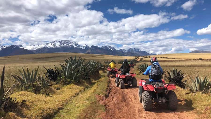 from Cusco: Atv Tour Maras, Moray, and Salt Mines - Moray: terraces with a story and a separate ticket