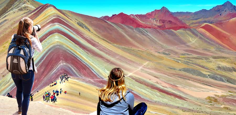 From Cusco: Guided Trip to Rainbow Mountain (6:30am option) - The return hike and the second guided stretch