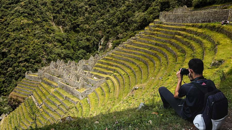 From Cusco: Machu Picchu 2-Day Inca Trail - Day 1 hiking to Wiñay Wayna: walking the old Inca route