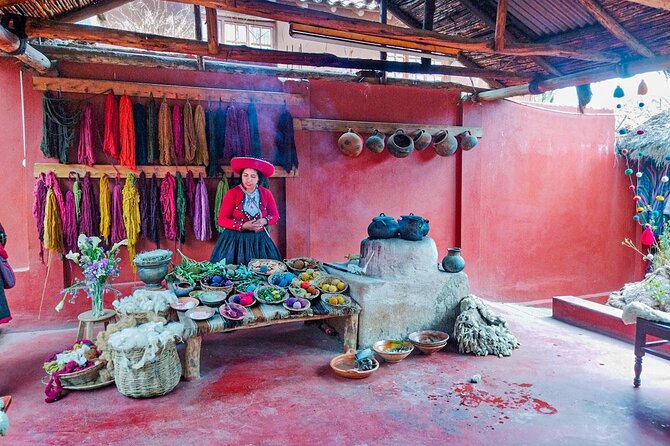 From Cusco: Moray, Maras Salt Mines & Chinchero Weavers Half-Day - Chinchero: market bartering, weaving workshops, and natural dye colors
