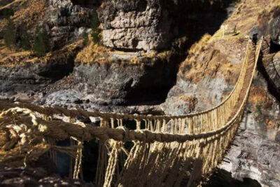 From Cusco: Q'eswachaka Bridge & 4 Lagoons Full-Day Tour - Q’eswachaka Bridge Entrance and Approach: Last Inca Rope Bridge Over the Apurímac