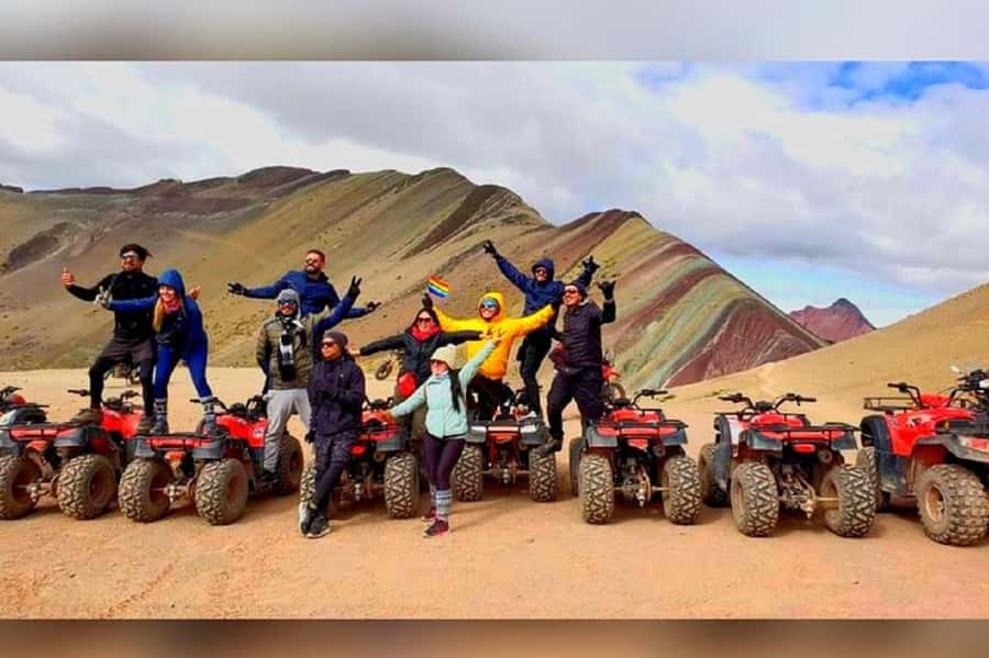From Cusco: Rainbow Mountain in ATV Quad Bikes + meals - ATV quad ride to the color zone: the payoff is real
