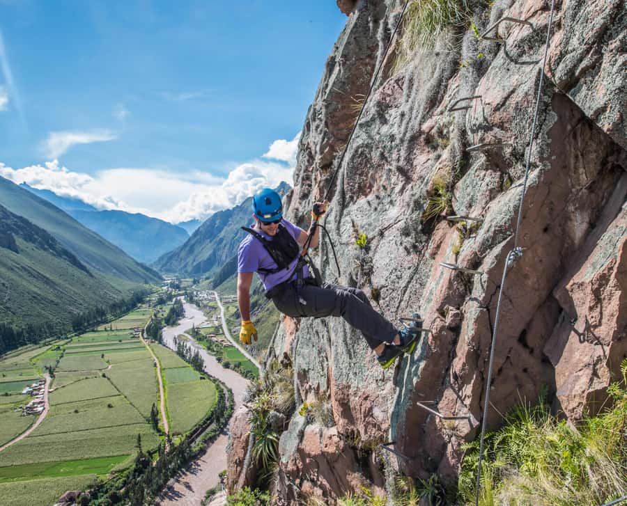 From Cusco: Via Ferrata and Sky Lodge Zipline - Safety gear and how it’s handled on the rock and the lines
