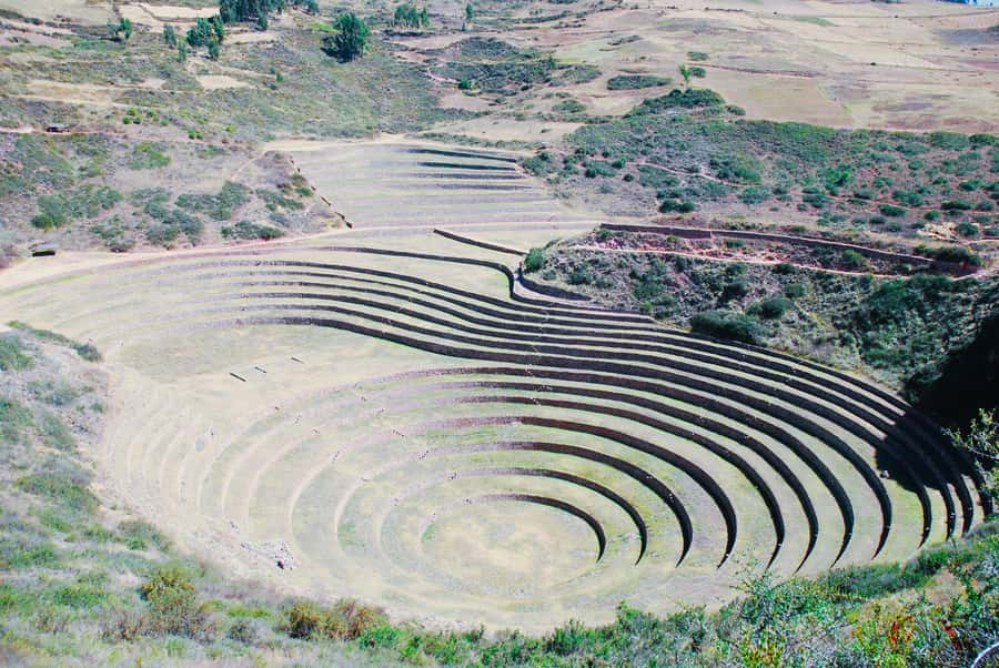 From Cusco:Chinchero, Moray, Maras, Ollantaytambo with lunch - Chinchero Textiles and the Mix of Inca and Colonial Cusco Heritage