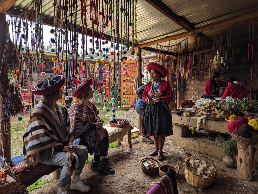 From Ollantaytambo:Moray, Salt Mines, Chinchero end in Cusco - Chinchero Textile Center: Living Culture, Not Just Craft Shopping