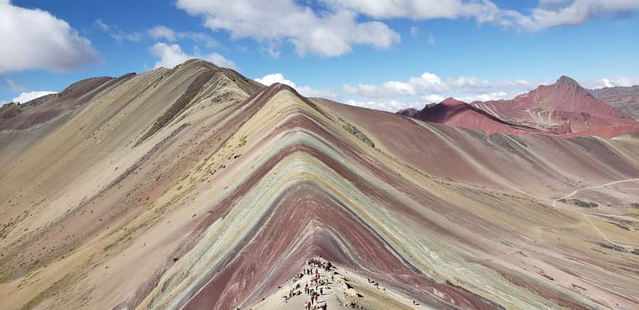 Peru: Rainbow Mountain and Red Valley View Point Tour - Phullawasipata to Vinicunca: summit time at 5,020 m