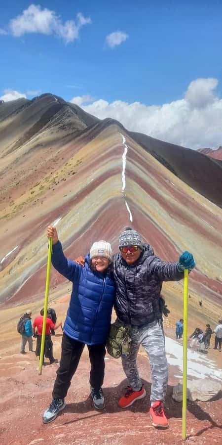rainbown mountain Vinicunca 1 day - The descent back to the trailhead: about 1.5 hours