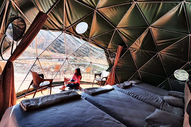 Salkantay Trek 4 Days to Machu Picchu by Glamping Sky Lodge Dome - Day 3: Upper jungle walking to La Playa—rivers, waterfalls, and fruit